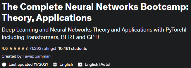 Pictures · Udemy — The Complete Neural Networks Bootcamp: Theory, Applications 2021-11