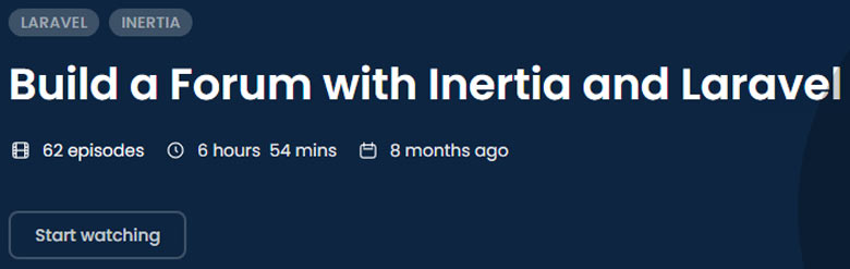 Pictures · Code Course – Build a Forum with Inertia and Laravel 2023-5