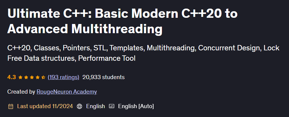 Pictures · Udemy — Ultimate C++: Basic Modern C++20 to Advanced Multithreading 2024-11