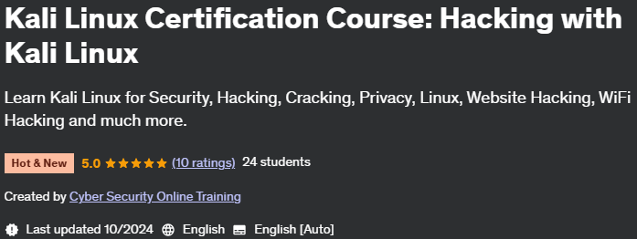 Pictures · Udemy — Kali Linux Certification Course: Hacking with Kali Linux 2024-9
