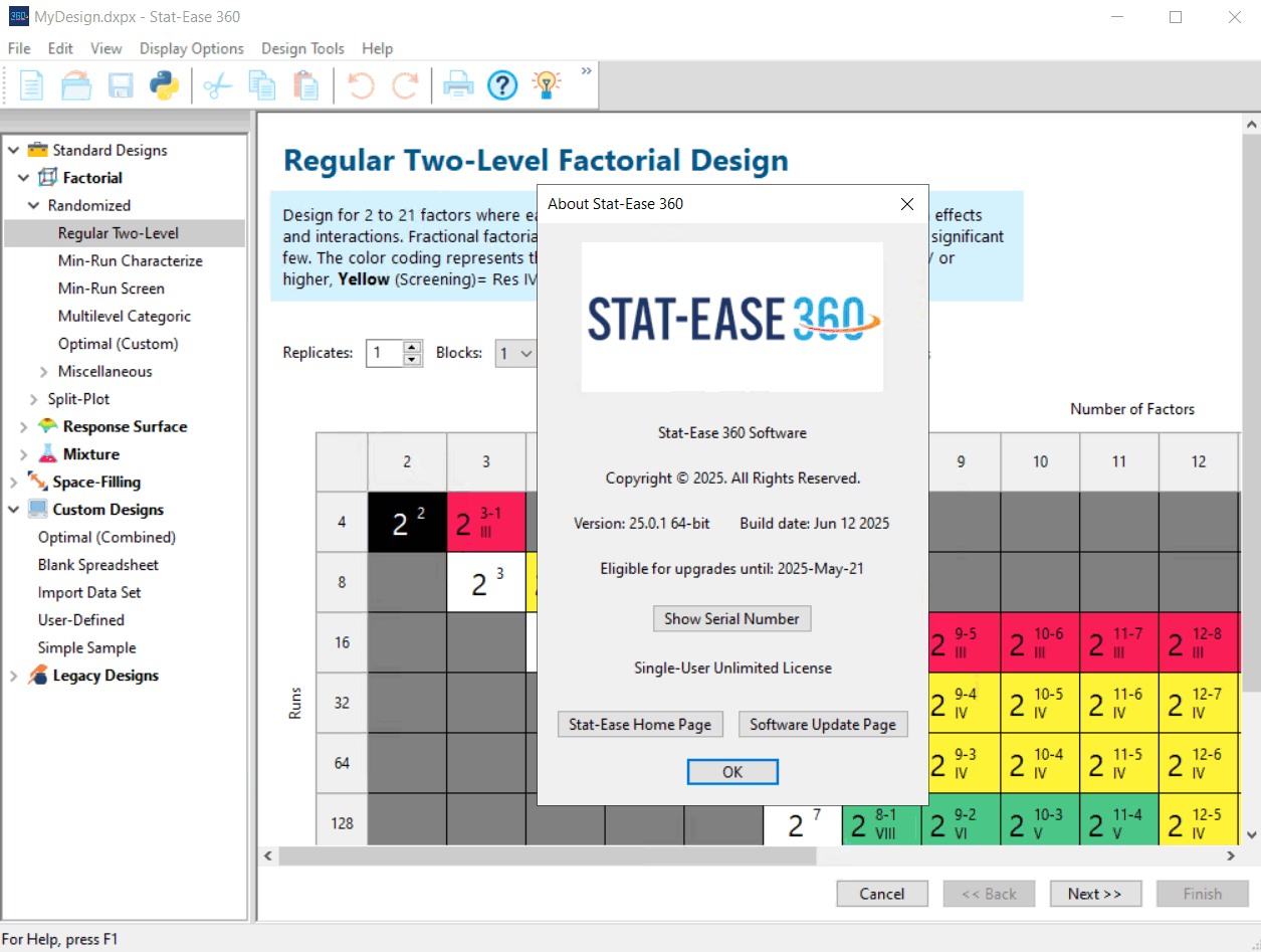 Pictures · Stat-Ease 360 v25.0.1