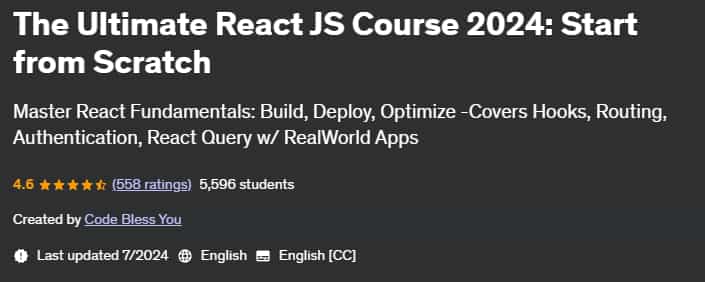 Bilder · Das Ultimate React JS Kurs 2024von Scratch 2023-12