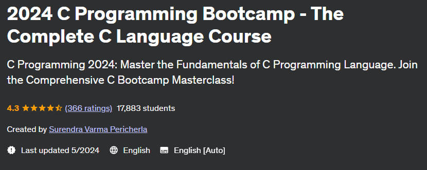 Pictures · Udemy — 2024 C Programming Bootcamp – The Complete C Language Course 2023-3