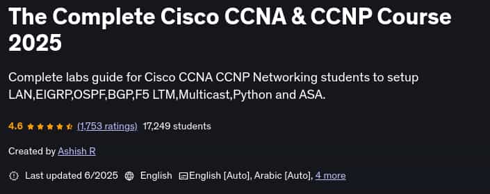 Pictures · Udemy — The Complete Cisco CCNA & CCNP Course 2025 2025-6