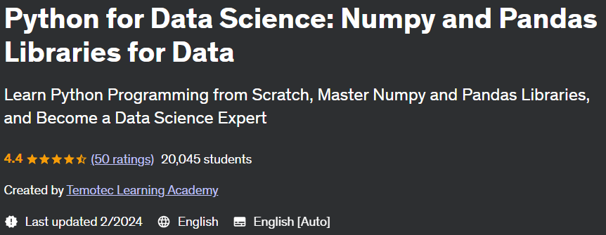 Pictures · Python for Data Science: Numpy and Pandas Libraries for Data 2022-1