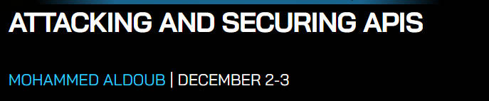 Pictures · Black Hat – ATTACKING AND SECURING APIS 2021-8