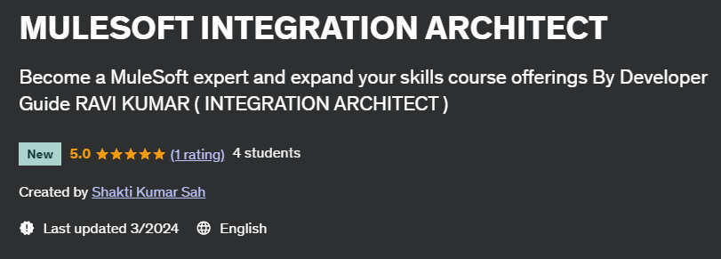 Pictures · Udemy — MULESOFT INTEGRATION ARCHITECT 2024-3