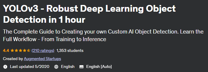 Pictures · Udemy — YOLOv3 – Robust Deep Learning Object Detection in 1 hour 2020-5
