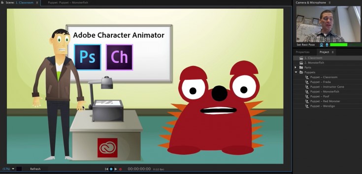 Imágenes · El personaje de Adobe Animator 2025 El v25.6 Windows/macOS