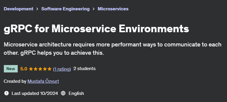 Pictures · Udemy — gRPC for Microservice Environments 2024-9