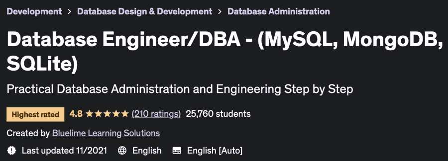 Pictures · Database Engineer/DBA – (MySQL, MongoDB, SQLite) 2021-5