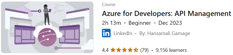 Pictures · LinkedIn — Azure for Developers: API Management 2023-12