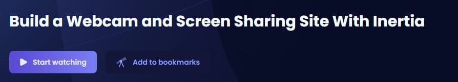 Pictures · CodeCourse — Build a Webcam and Screen Sharing Site With Inertia 2023-12