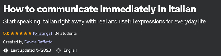 Pictures · Udemy — How to communicate immediately in Italian 2023-3