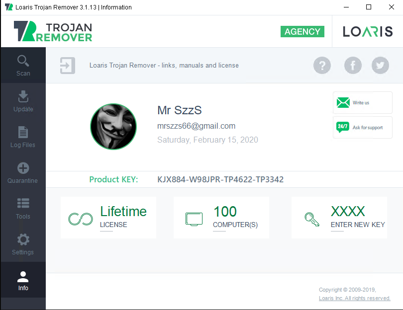Pictures · Loaris Trojan Remover 3.2.109