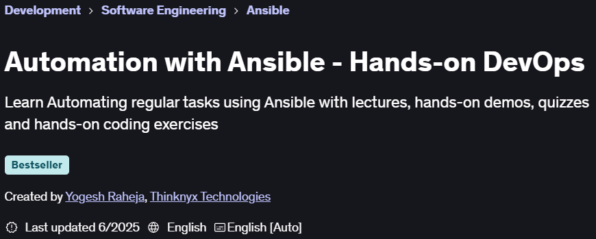 Pictures · Automation with Ansible – Hands-on DevOps 2025-4