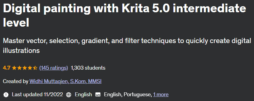 Pictures · Udemy — Digital painting with Krita 5.0 intermediate level 2022-11