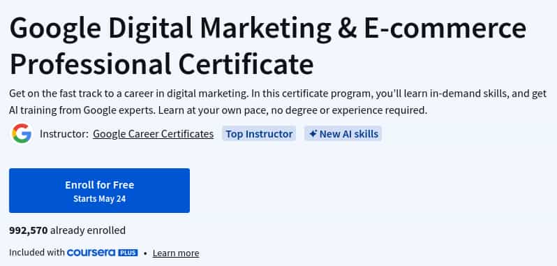 Pictures · Google Digital Marketing & E-commerce Professional Certificate 2025-7