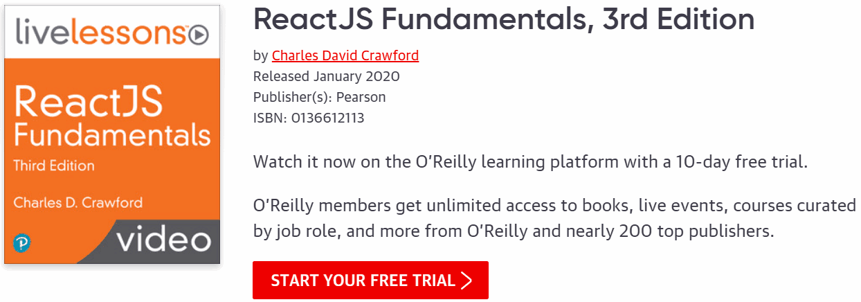 Pictures · Oreilly — ReactJS Fundamentals, 3rd Edition 2021-3
