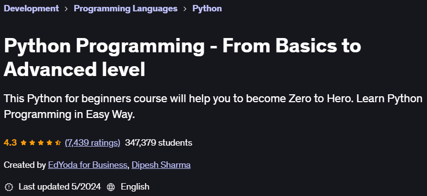 Pictures · Udemy — Python Programming – From Basics to Advanced level 2024-5