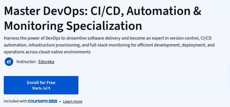 Pictures · Coursera — Master DevOps: CI/CD, Automation & Monitoring Specialization 2025-7