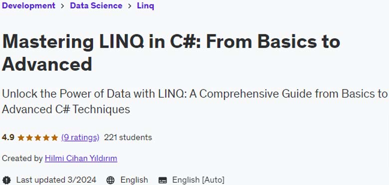 Pictures · Udemy — Mastering LINQ in C#: From Basics to Advanced 2024-2