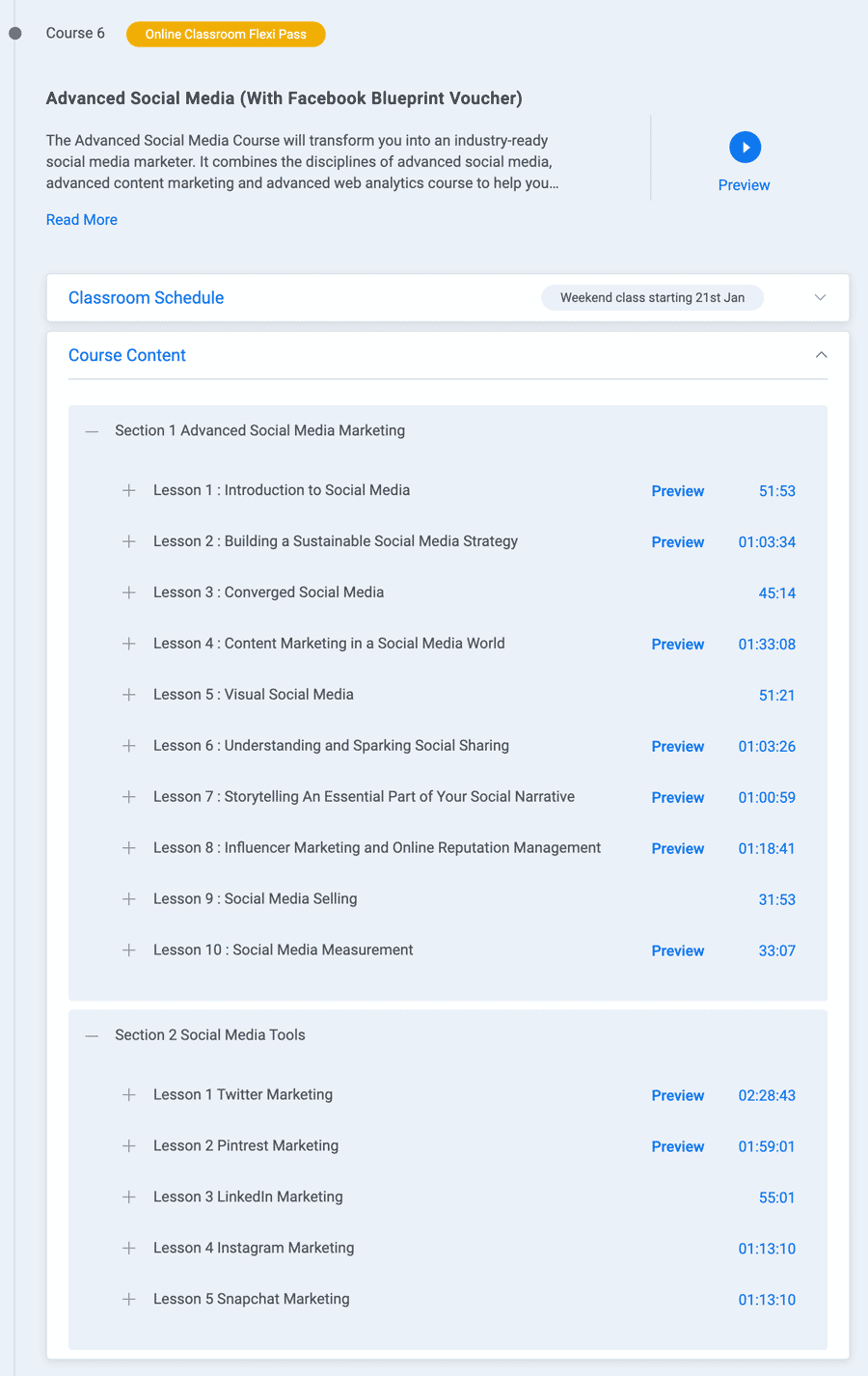 Course topics · Simplilearn — Digital Marketing Specialist 2022-9