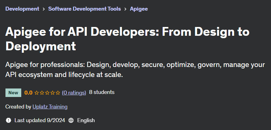 Pictures · Udemy — Apigee for API Developers: From Design to Deployment 2024-9