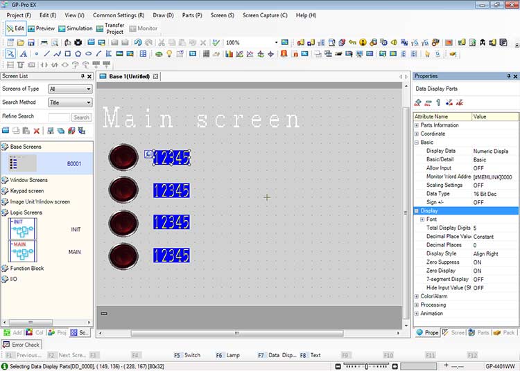 Pictures · Pro-face GP-Pro EX 4.08.100 / GP-PRO/PBIII 7.29