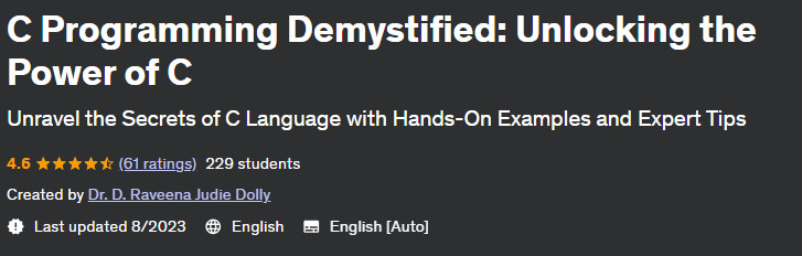 Pictures · Udemy — C Programming Demystified: Unlocking the Power of C 2023-8