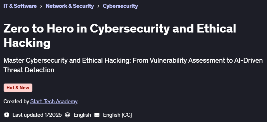 Pictures · Udemy — Zero to Hero in Cybersecurity and Ethical Hacking 2024-11