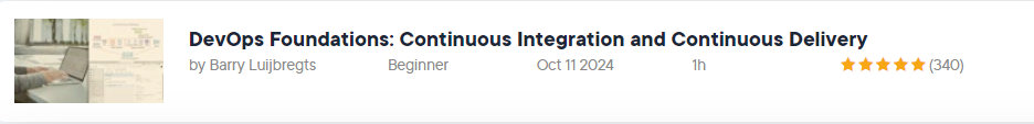 Pictures · Pluralsight — DevOps Foundations: Continuous Integration and Continuous Delivery 2024-10