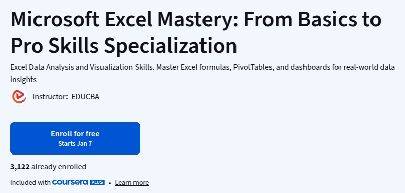 Изображения · Microsoft Excel Магистр: от базовых до профессиональных навыков специализации 2026-1