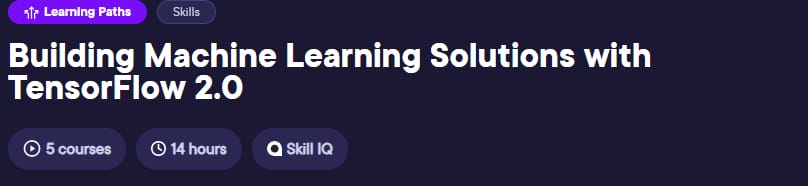Pictures · Pluralsight — Building Machine Learning Solutions with TensorFlow 2.0 2022-5