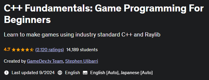 Pictures · C++ Fundamentals: Game Programming For Beginners 2024-9