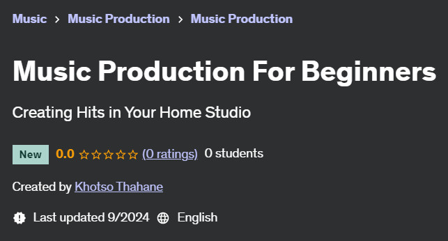 Pictures · Music Production For Beginners 2024-9