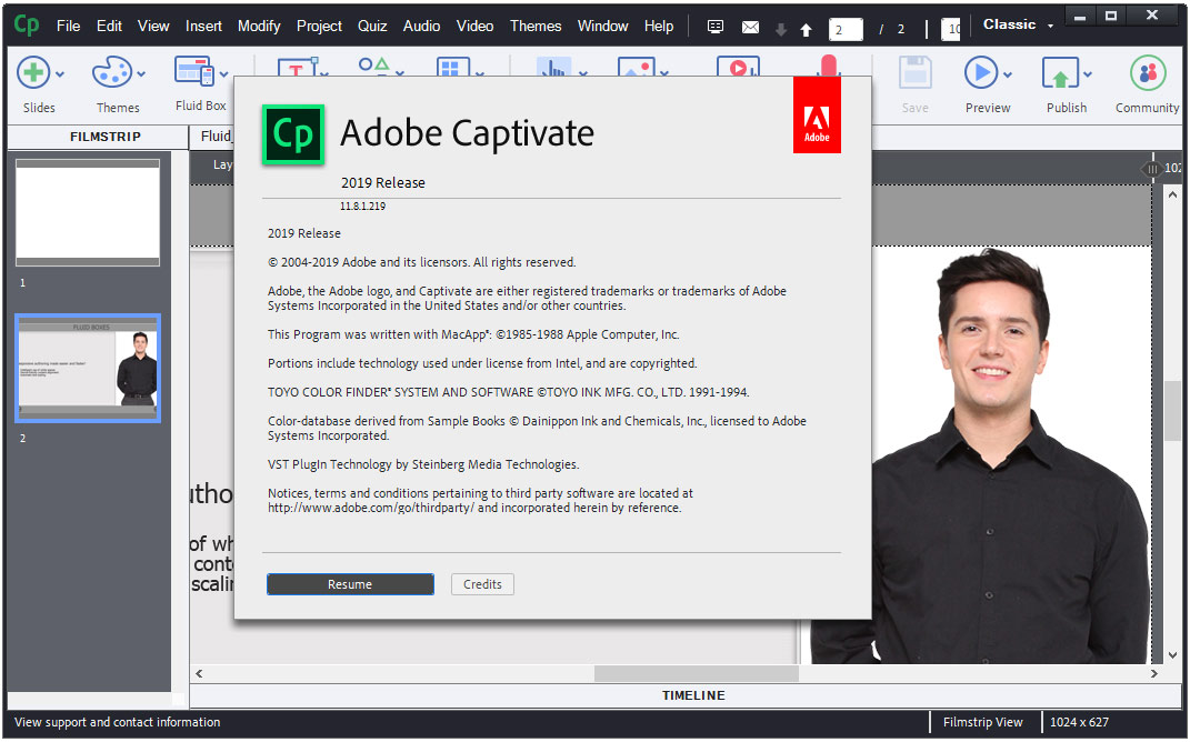 Pictures · Adobe Captivate 12.6.0.63 Win / v11.0.1.266 macOS