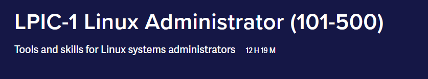 Pictures · ITProTV — LPIC-1 Linux Administrator (101-500 / 102-500 ) 2022-12