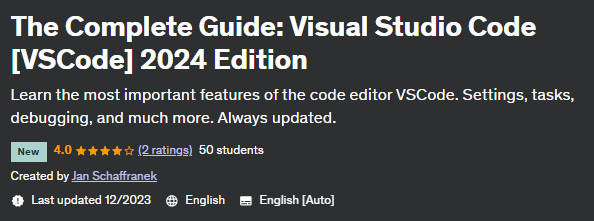 Pictures · Udemy — The Complete Guide: Visual Studio Code [VSCode] 2024 Edition 2023-12