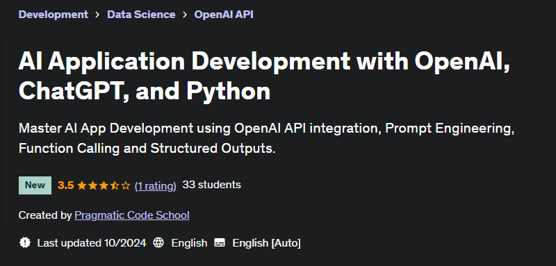 Pictures · Udemy — AI Application Development with OpenAI, ChatGPT, and Python 2024-10