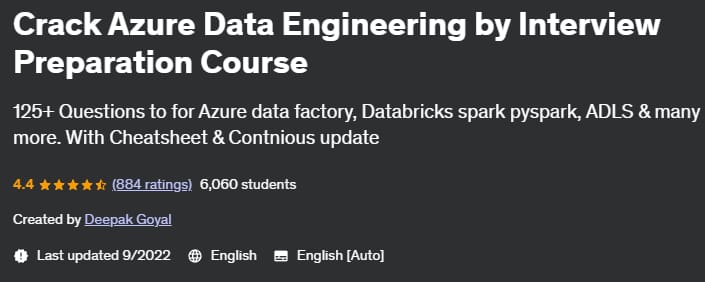 Pictures · Udemy — Crack Azure Data Engineering by Interview Preparation Course 2022-7