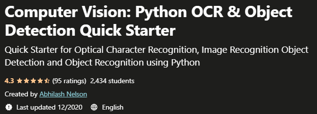 Pictures · Computer Vision: Python OCR & Object Detection Quick Starter 2020-5