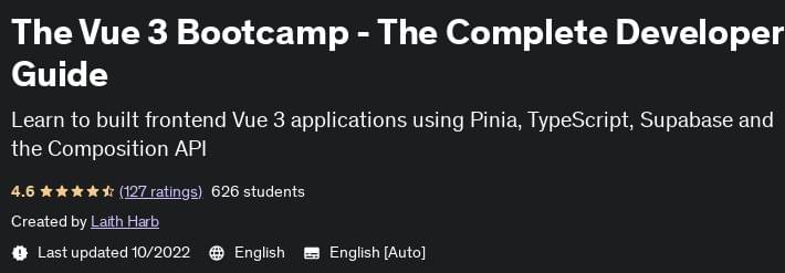 Pictures · The Vue 3 Bootcamp – The Complete Developer Guide 2022-10
