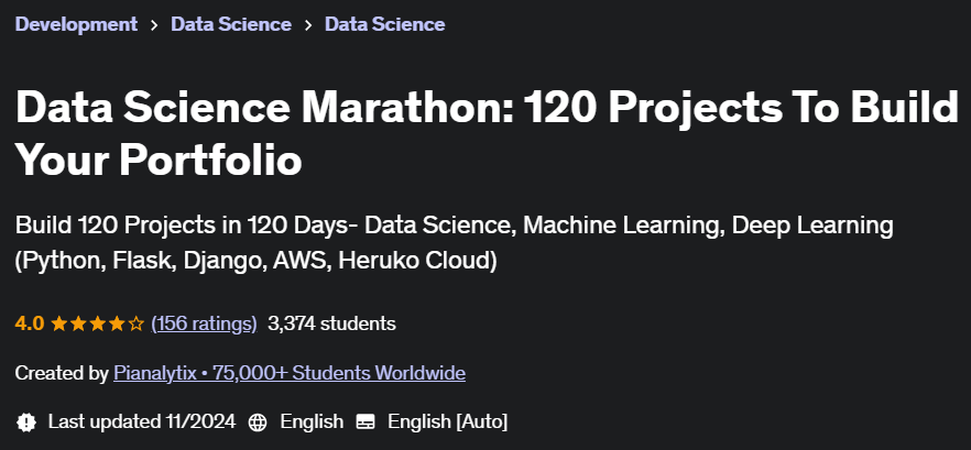 Pictures · Udemy — Data Science Marathon: 120 Projects To Build Your Portfolio 2024-11