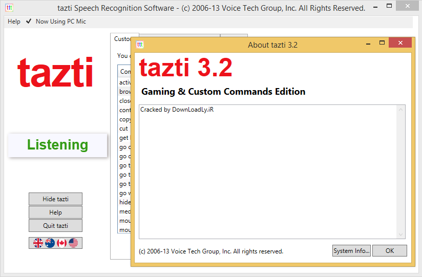 Pictures · tazti Speech Recognition Software 3.2