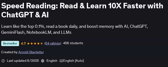Pictures · Udemy — Speed Reading: Read & Learn 10X Faster with ChatGPT & AI 2025-6