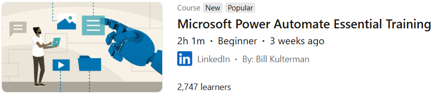 Pictures · LinkedIn — Microsoft Power Automate Essential Training 2025-8