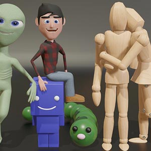 最终混合器 3D 角色创作和动画课程 2026-5