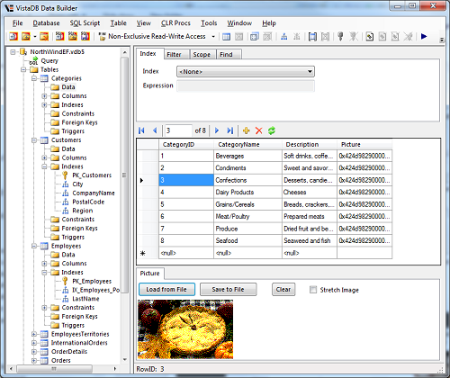 Pictures · Gibraltar VistaDB 6.3.2 for Visual Studio 2012