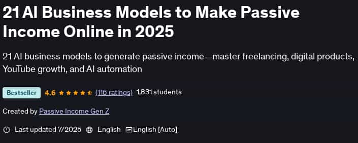 Pictures · Udemy — 21 AI Business Models to Make Passive Income Online in 2025 2025-7